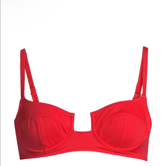 MOVING SALE!! NWT Solid & Striped Redone Bikini Top! - Picture 2 of 5